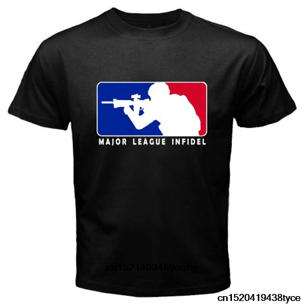 Возьмите мода смешно Mli Major League Басурманский логотип Дизайн модная футболка Hipster