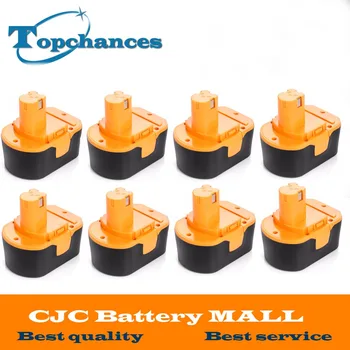 

8PCS High Quality 14.4V 2000mAh NI-CD Power Tool Battery For RYOBI 130281002 RY62 RY6200 RY6201 RY6202 STPP-1441 14.4 Volt