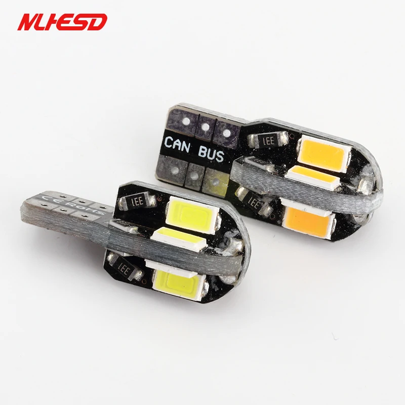 1 шт. высокое качество T10 8SMD 5630 LED Автомобильный свет Canbus NO OBC Ошибка Авто