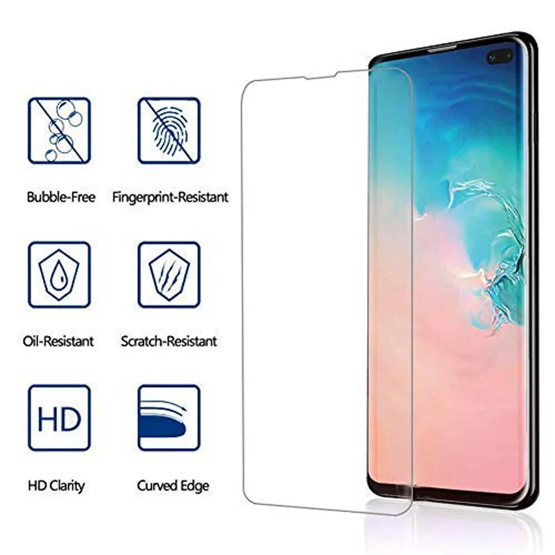 Нано жидкий протектор экрана для samsung Galaxy S10 Plus закаленное стекло полное УФ стекло для samsung S9 S8 Plus Note 8 9 S7 S6 Edge
