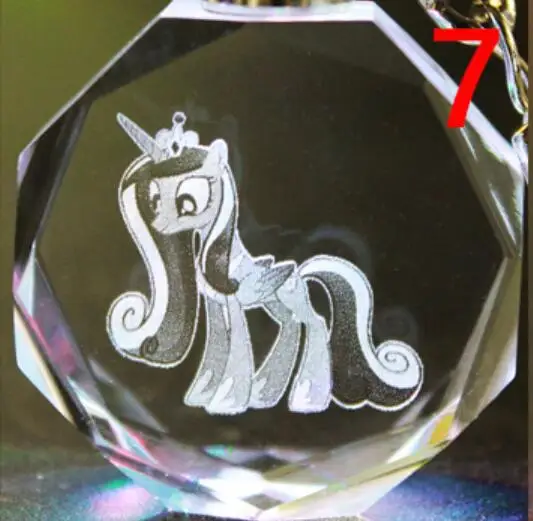 COSANER ponyssss аниме индивидуальные светодиодные брелки для ключей брелок с