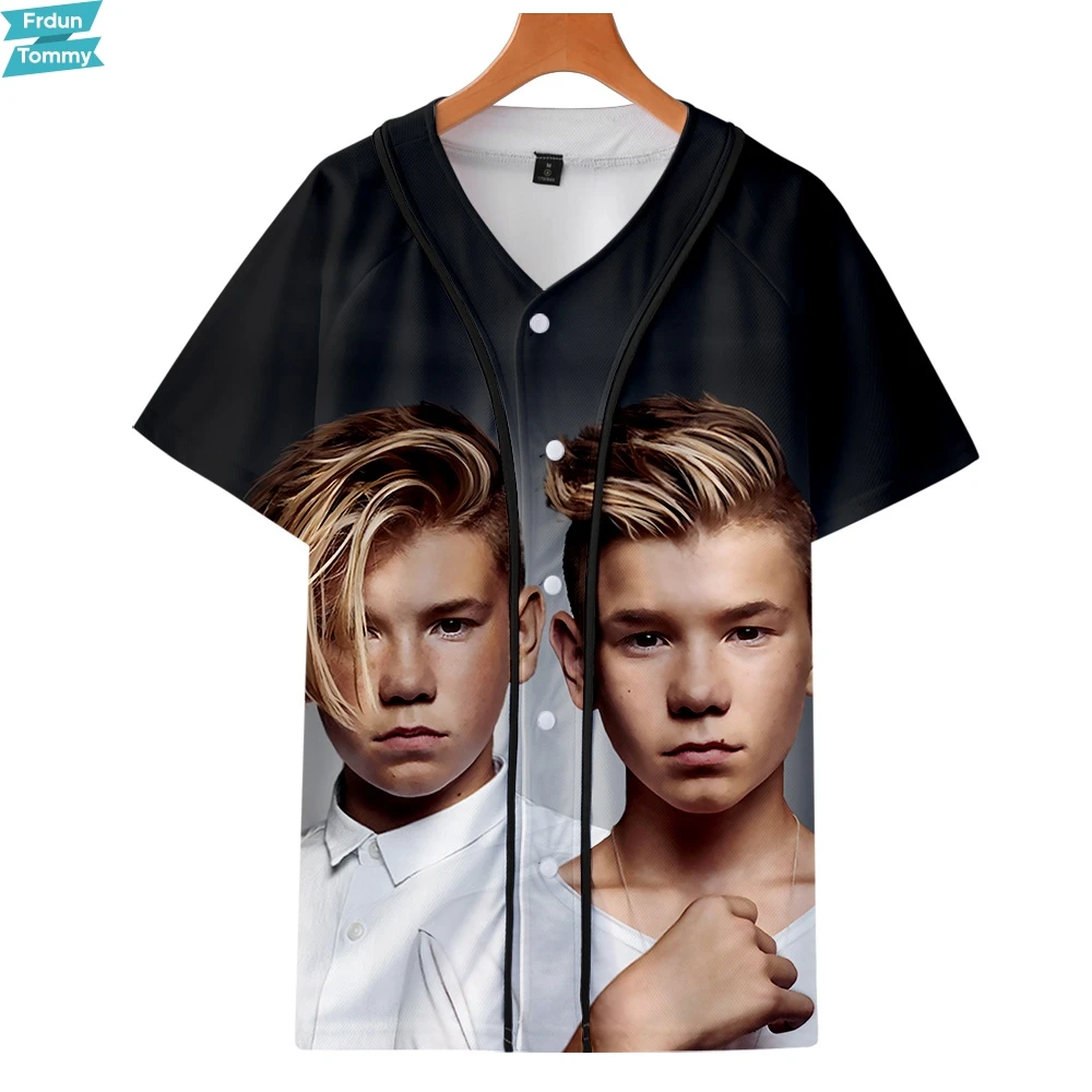 

MARCUS&MARTINUS 3D Baseball T-shirts Women/Men Fashion Summer Short Sleeve T shirts 2019 Hot Sale Casual Streetwear Clothes