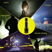 COOlbiz LB01 на открытом воздухе Карманный Электрический фонарь Cree XM-L U2 1000 люмен длинный фонарик для стрельбы безопасности и выживания Z1025