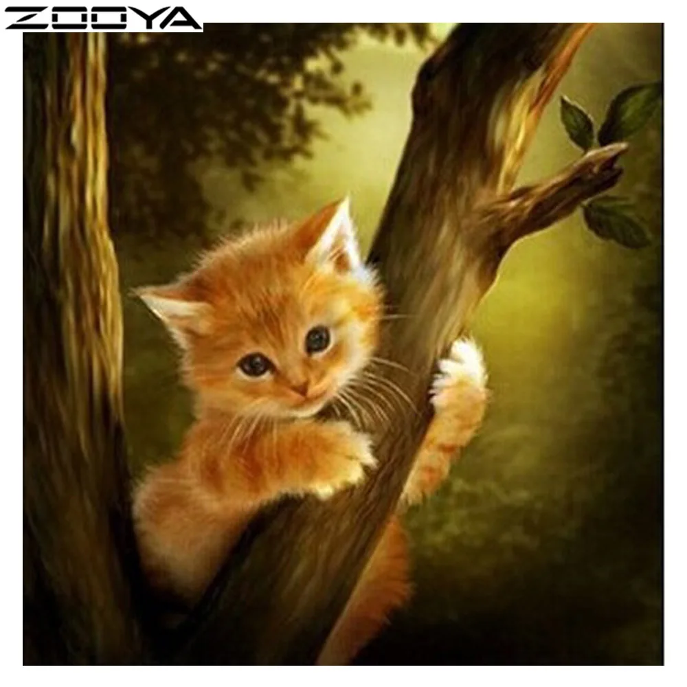 Алмазная вышивка ZOOYA 5D сделай сам крестиком набор алмазных квадратных страз