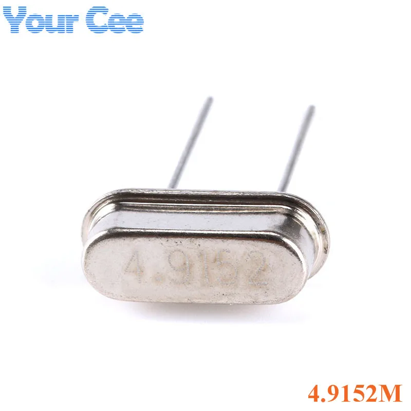 

10pcs 4.9152M Quartz Resonator Passive Crystal Oscillator HC-49S 4.9152 MHz 49S 4.9152MHz