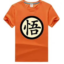 Модные хлопковые футболки с рисунком аниме Dragon Ball Z Super Saiyan Son Goku, базовая футболка с короткими рукавами, Повседневная летняя футболка с круглым вырезом