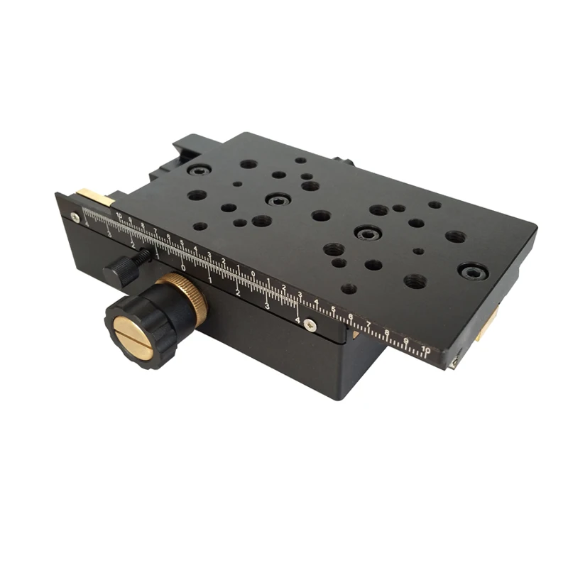 

75mm X Axis Manual Linear Stage,Displacement Station Manual Platform Translating stage Optical Sliding Table PT-SD103P