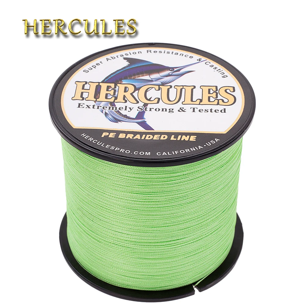 Hercules Braided Line For Carp Fishing 100M 300M 500M 1000M 1500M 2000M