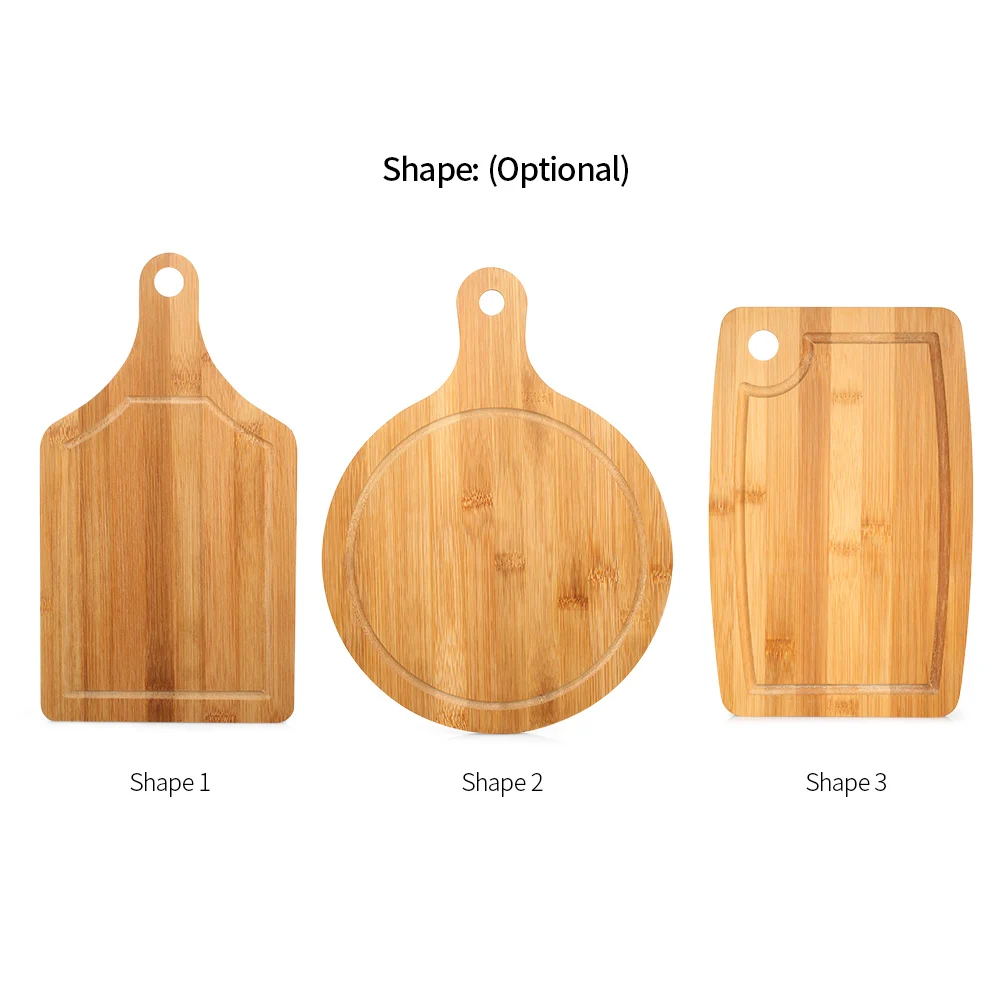 

Kitchen Chopping Blocks Tool Bamboo Cutting Board Pizza Sushi Bread Whole Tray Cutting Boards No Paint Chopping Board