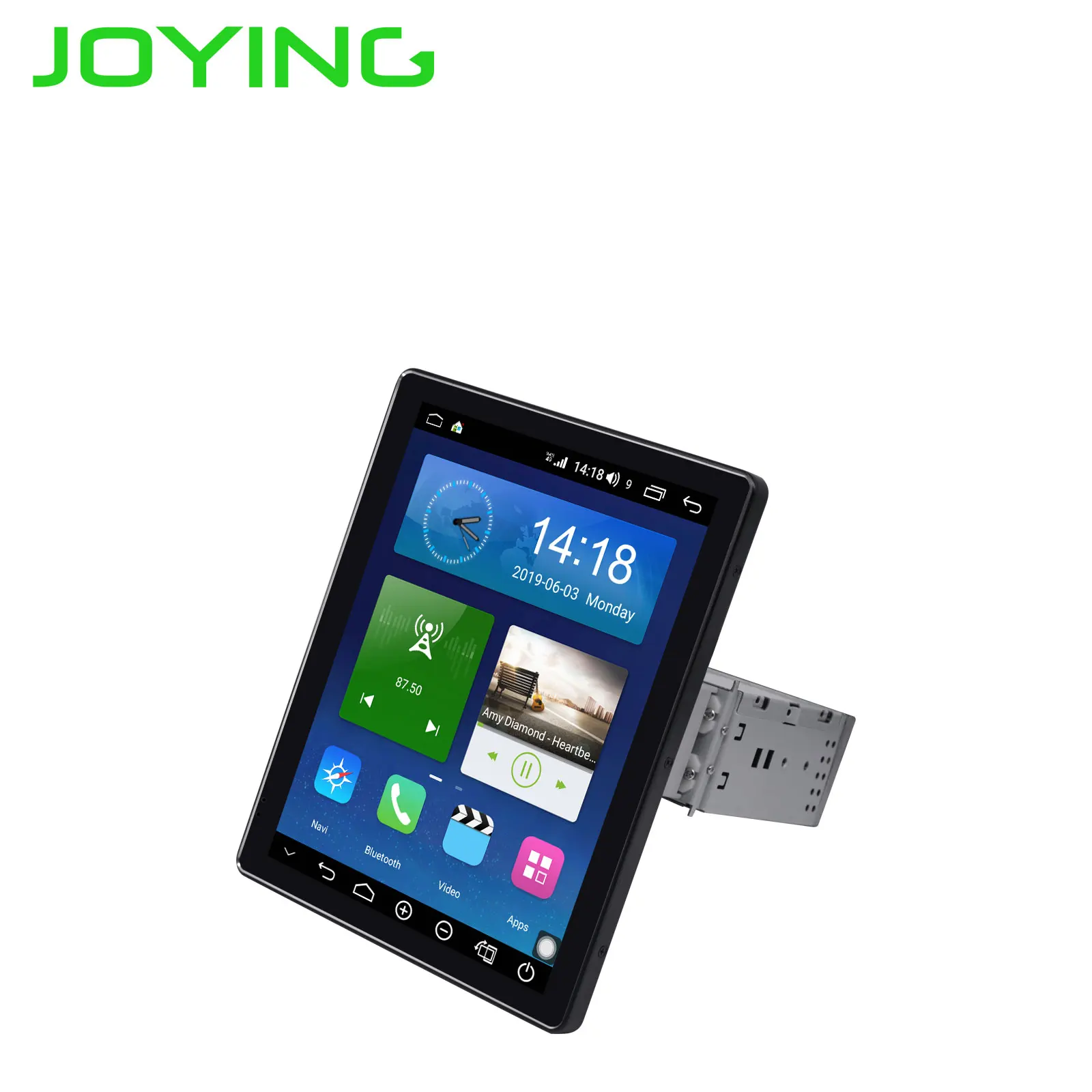 Cheap JOYING one din 9.7 inch IPS screen car radio Android 8.1 stereo 4GB ram 64GB univeral head unit 1024*768 Support 3G/4G DSP WIFI 1