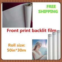 50in* 30 м наивысшего качества Лучшая цена перед печати фильм с подсветкой для краски или пигментные чернила принтера