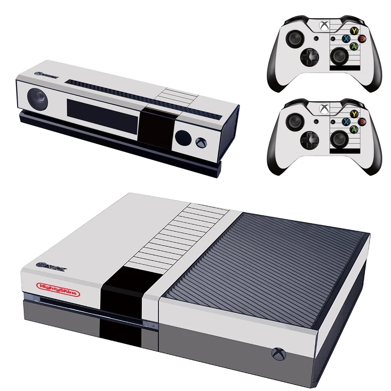 For Xbox One Console Sticker Protective Xbone Skin Carbon Fiber Decal