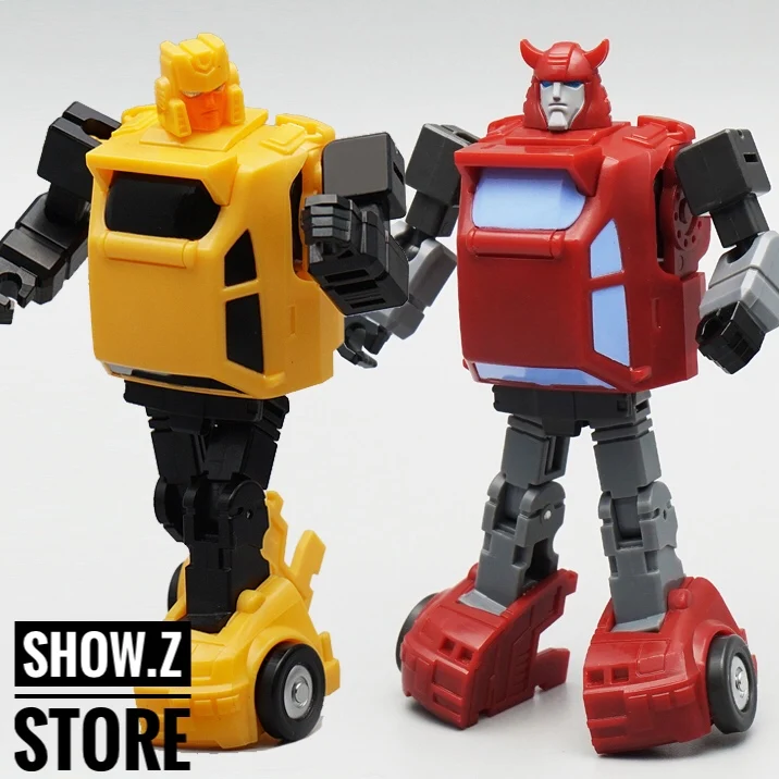 

[Show.Z Store] Mech Planet Hot Soldiers HS-15 Cliffjumper & HS-16 Hubcup Set of 2 Transformation Action Figure
