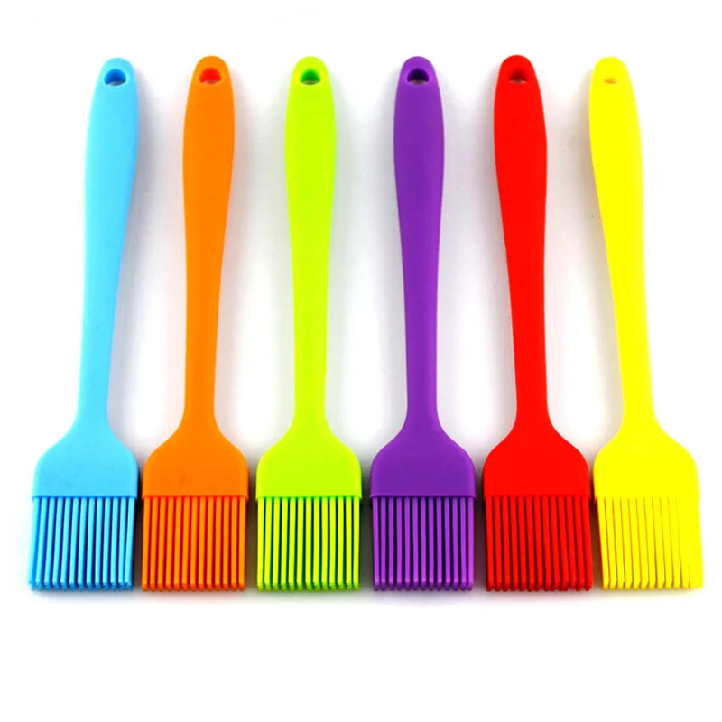 2pcs Silicone Basting Brushes Heat Resistant Pastry Brushes Solid Core