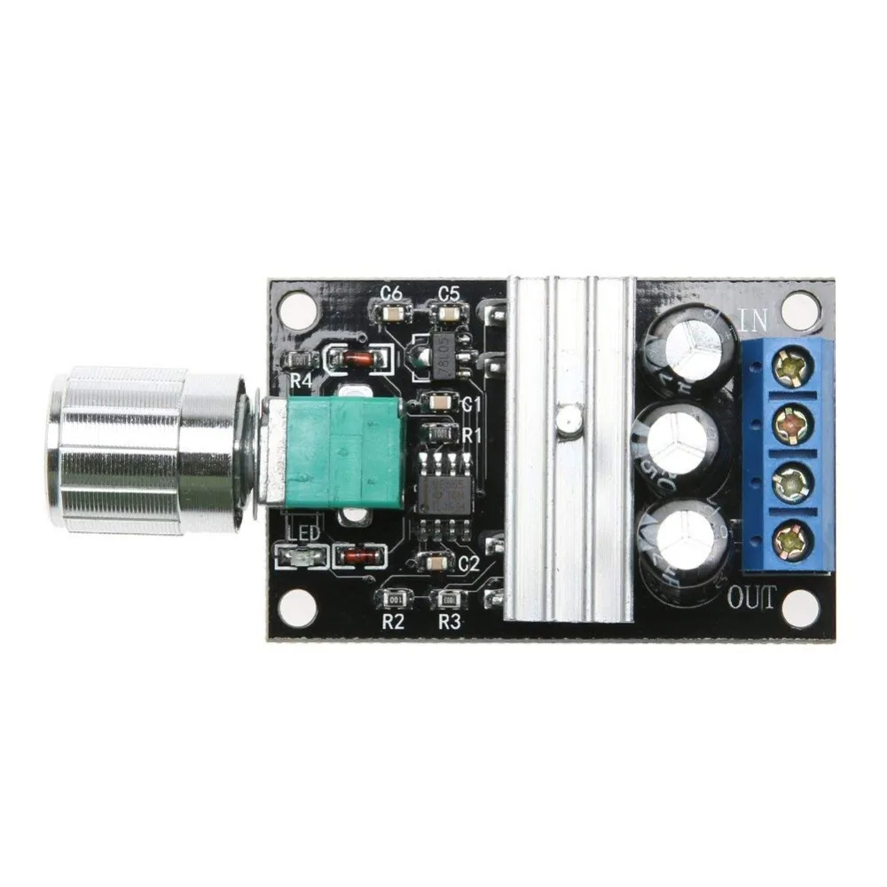 DC 6-28V 12V 24V 3A PWM регулятор скорости двигателя Регулятор регулируемой переменной скорости переключатель вентилятора регулятор двигателя пост. Тока инструменты