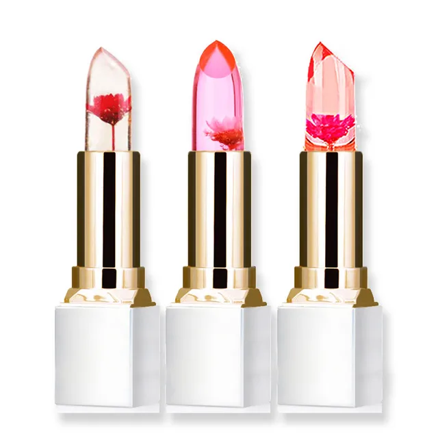 141 30 De Réductionen Gros Transparent Rouge Naturel Lèvre Bâton Température Changement De Couleur Longue Durée Hydratant Fleur Gelée Rouges à