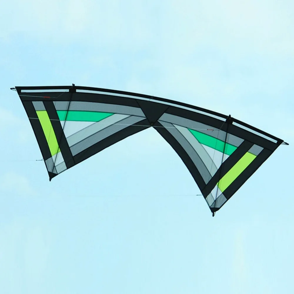 2.4m Quad Line Stunt Kite PC31 Fabric Carbon Kite Rod Outdoor Beach