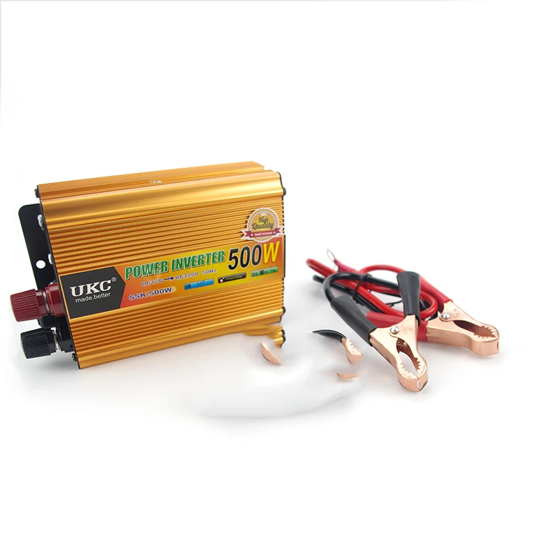 Vehicle 500W Inverter Car Power Inverter Converter DC 12V to AC 220V