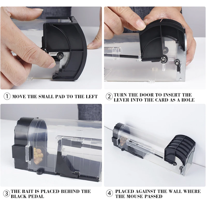 2 шт многоразовая крысиная ловушка сверхмощная мышь вредитель животное для мыши и хомяка клетка контроль приманки Отпугиватель грызунов ловля мышей хомяк мышка ловушка