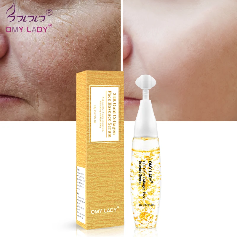 OMYLADY 24K Gold коллаген эссенция для Лица Увлажняющая сыворотка увлажняющие лица