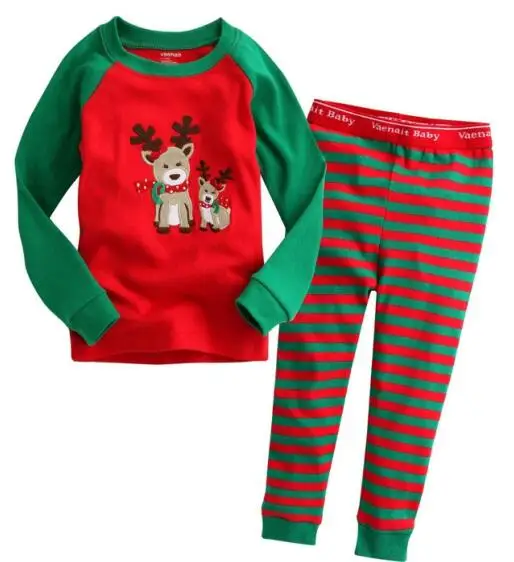 Детский пижамный комплект высокого качества с героями мультфильмов, детская одежда для сна, одежда для сна для мальчиков и девочек, семейные рождественские пижамы, пижамы для малышей - Цвет: model 15