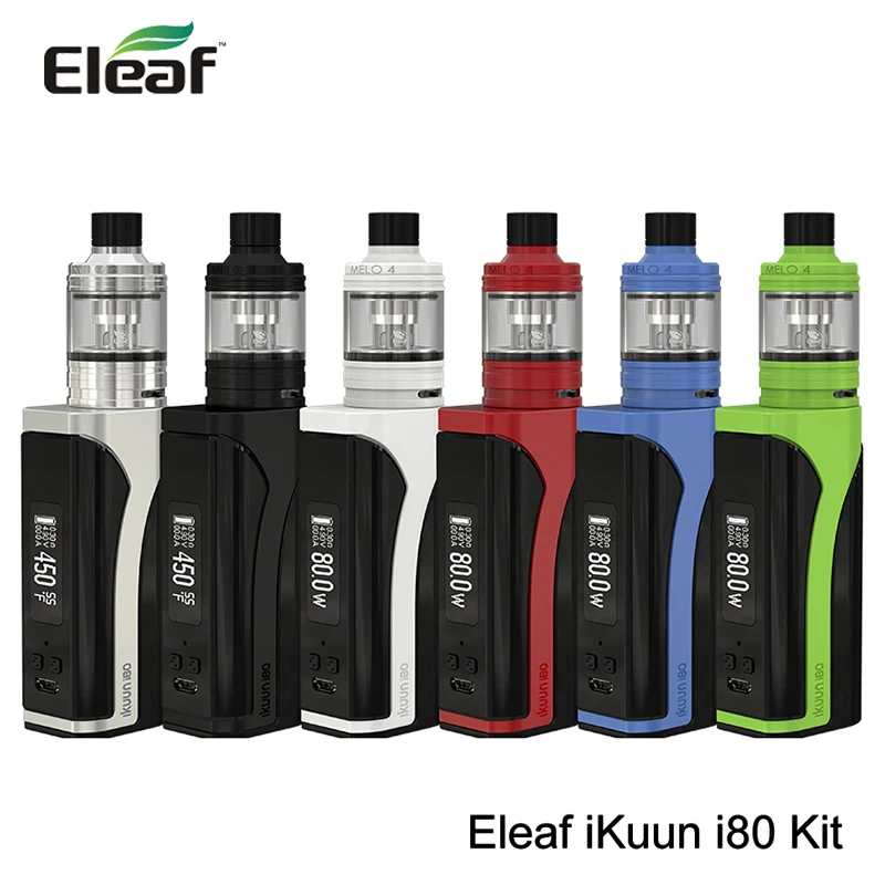 

New Eleaf iKuun i80 Kit with 4.5ml MELO 4 atomizer 80W IKUU Mod 3000mah built in battery VS Eleaf istick pico evaporator