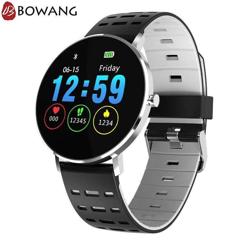 

2019 New Full Screen Touch Smart Watch BOWANG Heart Rate Monitor Multiple Sports Mode Waterproof Fitness Men Women W29