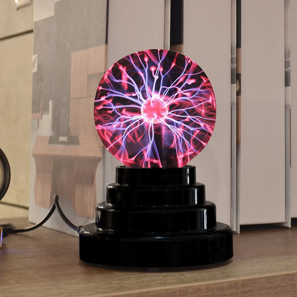 

LED Table Lamp USB or Battery Touch Induction Lightning Magic Light Creative Electrostatic Magic Ball Table Lamps Bedroom