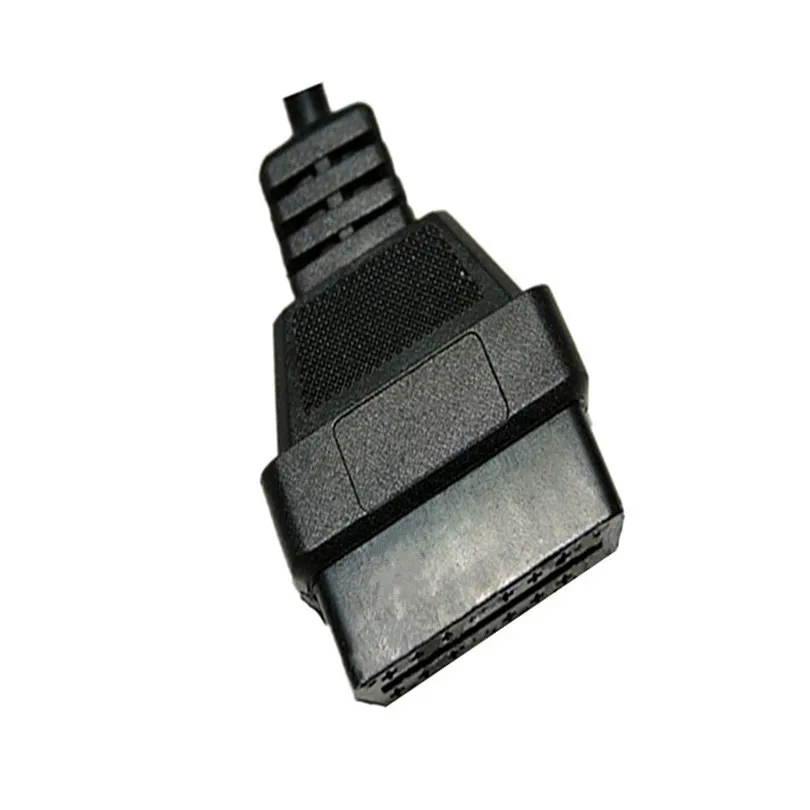 Новейший OBDII OBD2 12 контактный разъем адаптер для G M 12pin до 16pin Авто Диагностический