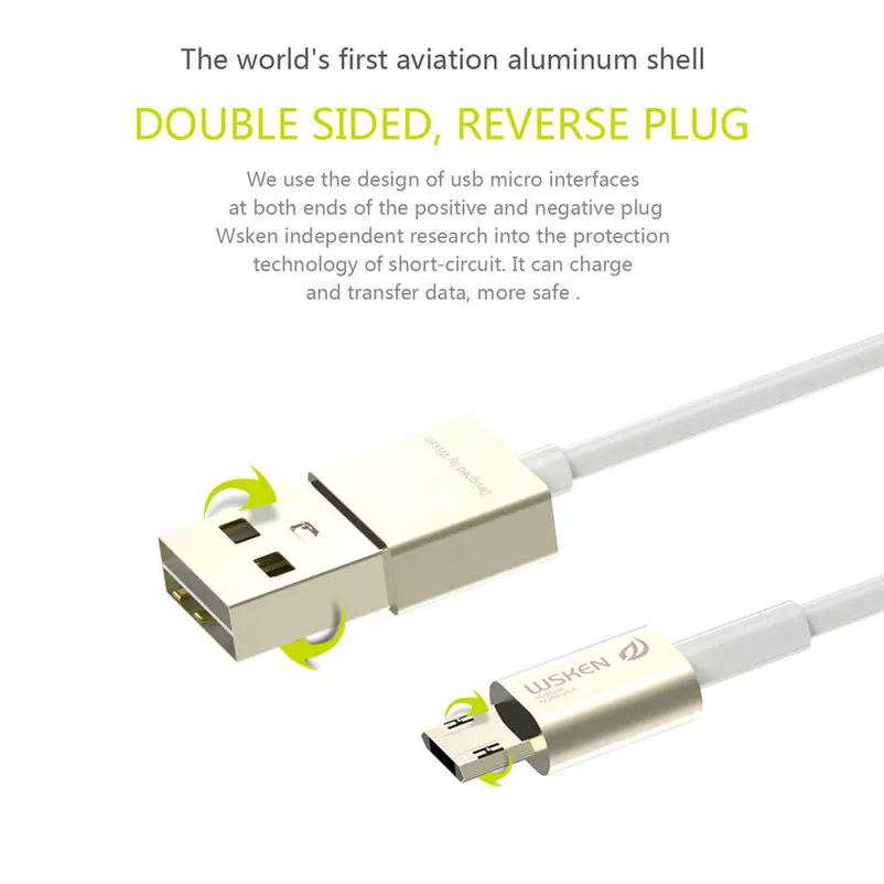 WSKEN Micro USB Data Charging Cable (1)