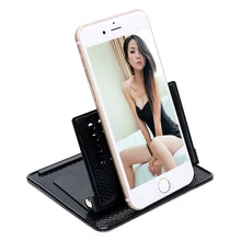 LEEPEE портативный Противоскользящий коврик для приборной панели, автомобильный держатель для мобильного телефона, универсальный gps кронштейн, Противоскользящий коврик, вращающийся на 360 градусов