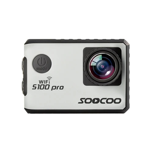 SOOCOO S100 PRO 4 K, Wifi, экшн-камера для занятий спортом, Камера Сенсорный экран Встроенный гироскоп с gps удлинитель(не входят в комплект), голос Управление Камера - Цвет: Белый