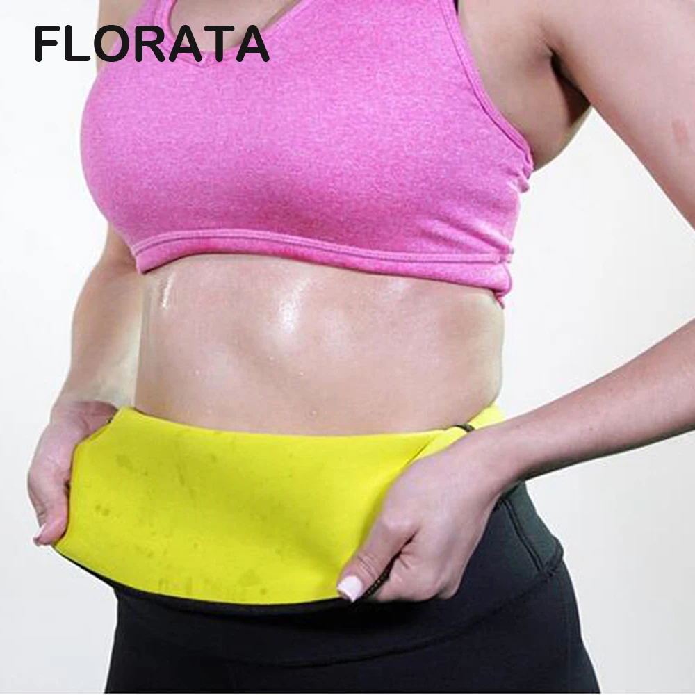 

FLORATA Bodyshaper Super Stretch Neoprene Shaper Sauna Slimming Abdomen Belly Belt Fit Sweat Body Shaper