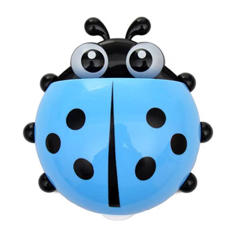 1pcs Ladybug Toothbrush Holder Toothpaste Holder Bath Toy Sets Tooth Brush Container Cute Toys For Children Kids Funny Gifts 9