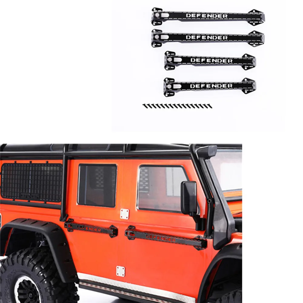 Металлические дверные ручки для 1:10 Traxxas TRX 4 TRX4 Defender D90 D110 RC Crawler Car Parts Accessories|Детали