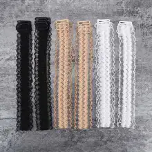 Бюстгальтер, невидимый, с вырезами, кружевной, с цветочным узором, двойные бретельки, противоскользящий бюстгальтер, плечевой ремень, женская одежда, аксессуары