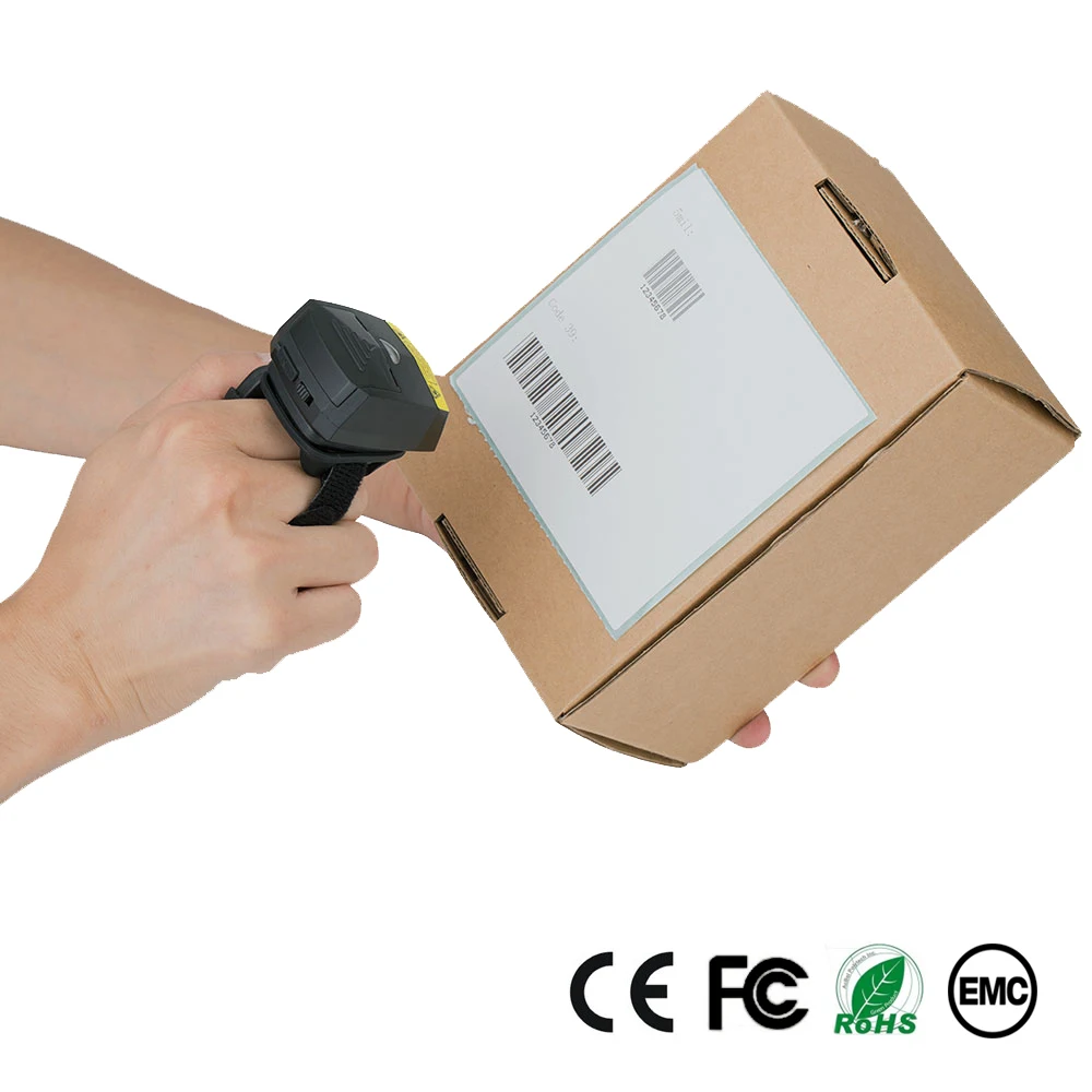 عصابة 1d الباركود ماسحة ليزر بلوتوث لبس FS01 32bit usb بطارية ليثيوم أيون للنوافذ ماك ios الروبوت موبايل عصابة 1d الباركود ماسحة ليزر بلوتوث لبس FS01 32bit usb بطارية ليثيوم أيون للنوافذ ماك ios الروبوت موبايل