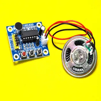 

ISD1820 Sound Voice Recording Playback Module With Mic Sound Audio + Loudspeaker