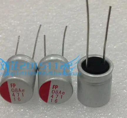 10 шт. 470 мкФ 16V FP 10x12 5 мм низкий ESR Высший сорт 16V470uF VGA/материнская плата твердый