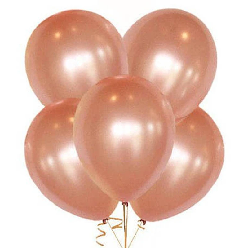 10 шт 12 дюймов 3,2 г розовые и золотые воздушные шары Свадебные украшения с днем рождения принадлежности латексный воздушный шар Globos День Святого Валентина P1136