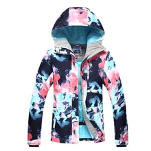 Ski Jacket Women Skiing Suit Winter Waterproof Female Jacket Outdoor snowboard Female Coat 2019 Snowboard Clothing gsou snow men ski jacket snowboard jacket windproof waterproof outdoor sport wear skiing snowboard clothing male winter jacket