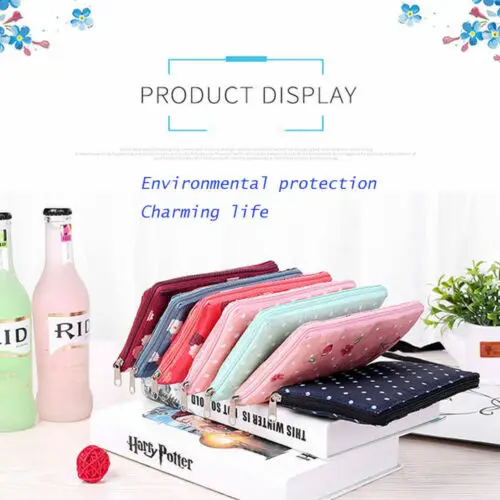 2018 New style Fashion Foldable Handy Shopping Bags Reusable Tote Pouch Recycle Storage Print Zipper