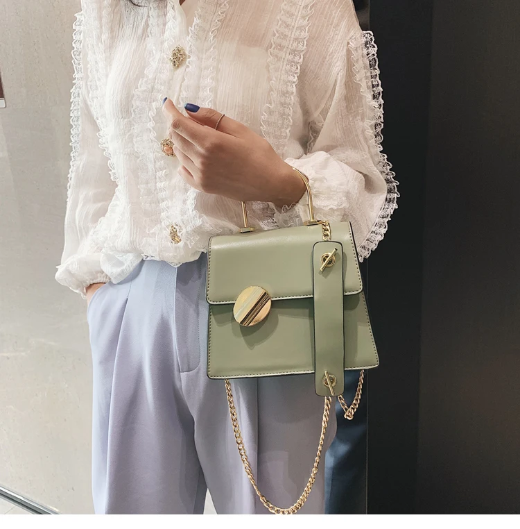 Роскошная сумка Nrand, модная новинка, высокое качество, женская дизайнерская сумка из искусственной кожи, с замком, на цепочке, сумка-тоут, на плечо, сумка-мессенджер