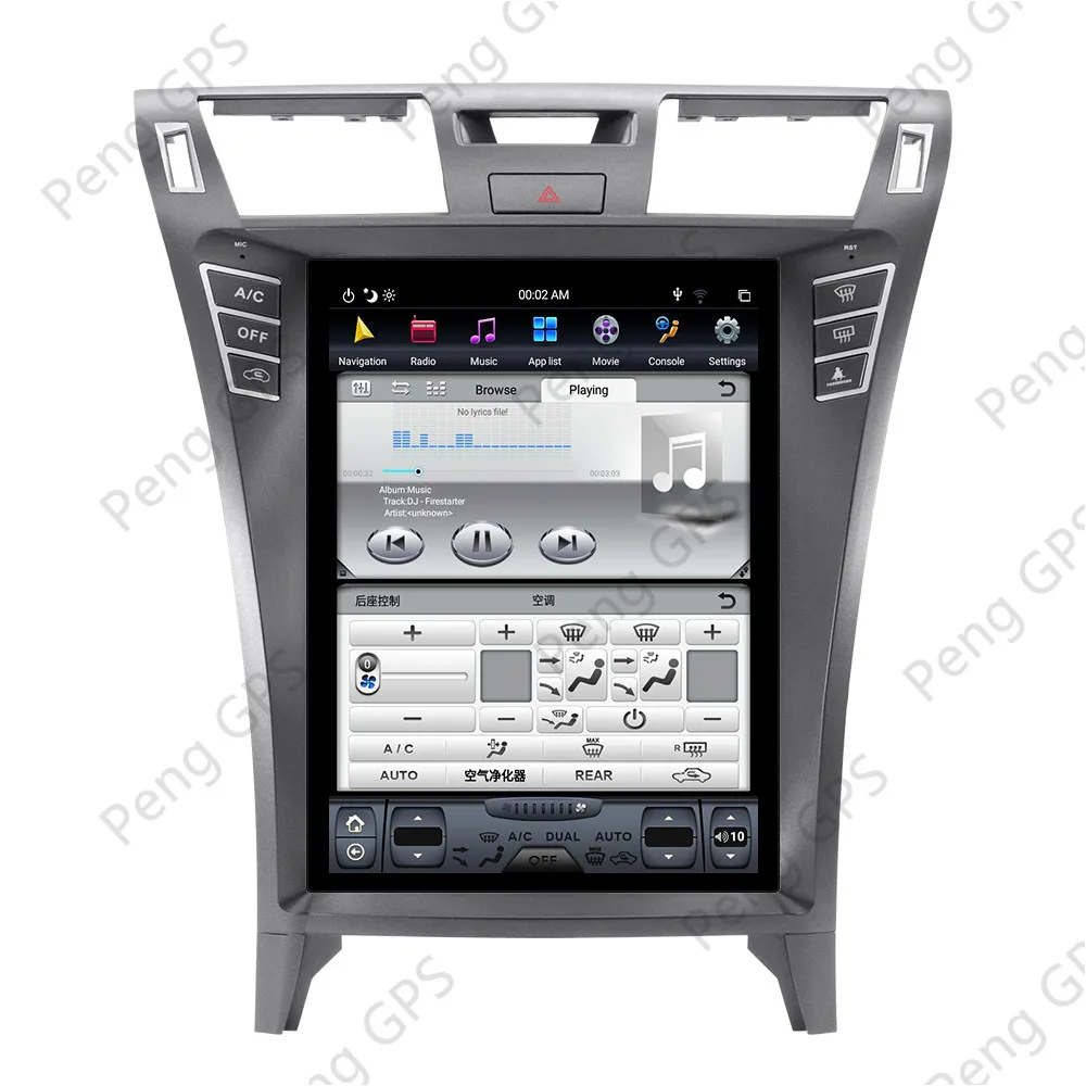 Top Android 8.1 Tesla Vertical screen car no dvd player radio gps automatic For Lexus LS460 2007-2015 navigation multimedia system 6