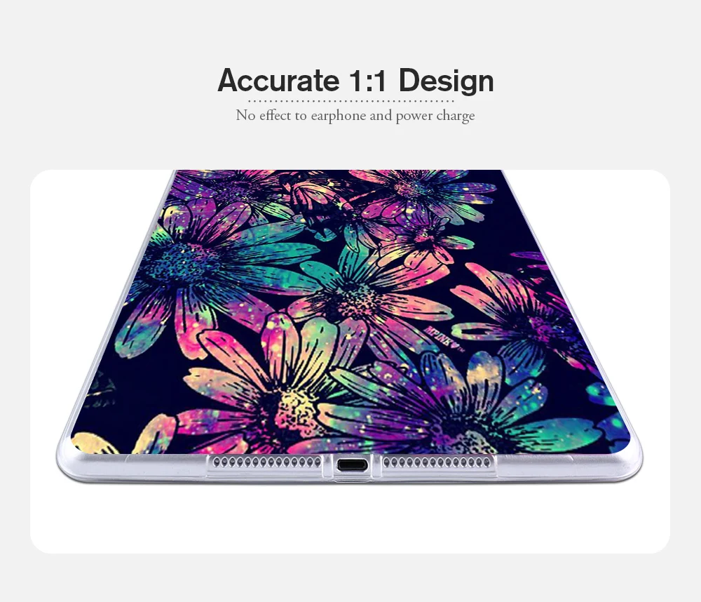 Clear Tablet Case For Lenovo A7-30 A3300 7.0 inch Coque Lenovo A730 A3300 Mediatek MT8121M Soft Silicone Cute Cartoon Flat Cover