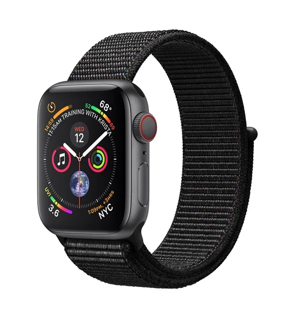 

Apple Watch Watch Series 4, OLED, Touchscreen, GPS (satellite), Mobile, 30.1 g,Black