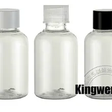 300 шт/партия 50 мл короткий пластиковый лосьон-крем бутылка для воды с крышкой Cola прозрачный цвет