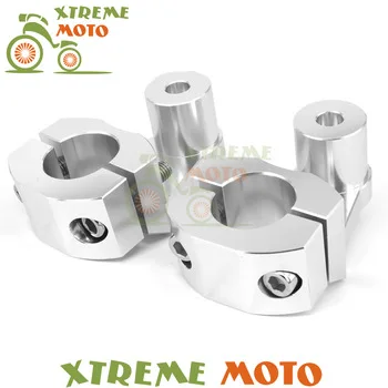 1 1/8" 28MM CNC HandleBar Fat Bar Clamp Mount Riser For CRF KTM YZF KXF RMZ Motorcycle Motocross Dirt Bike Free Shipping