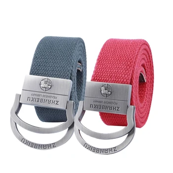 

8PCS / LOT SINGYOU Men't Belt Army Military Tactical Belt Double Ring Buckle Canvas Belt Casual Jeans Male Waist Strap