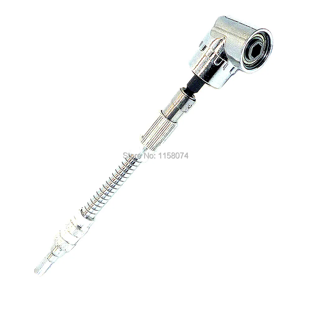 

Flexible Bendable Extended Extension Screwdriver Bit Holder 1/4" Hex Shank 150mm + 105 Degrees 1/4" Hex Drill Bit Angle Driver